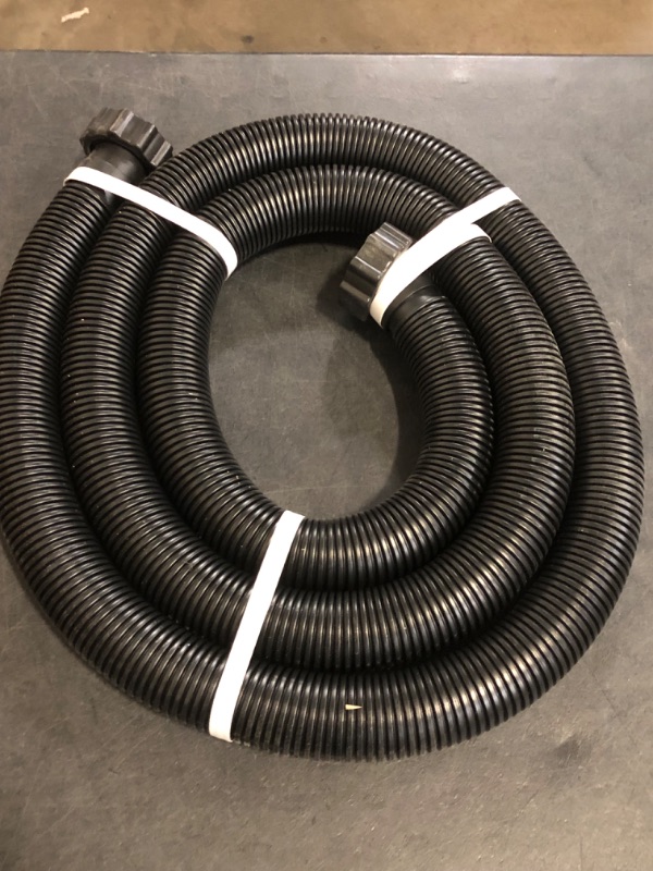 Photo 1 of *Black** 10ft Pool Hose For Above Ground Pools, 1.5 Inch Diameter Swimming Pool Replacement Hose for Filter Pump, Saltwater System, Sand Filters Accessories