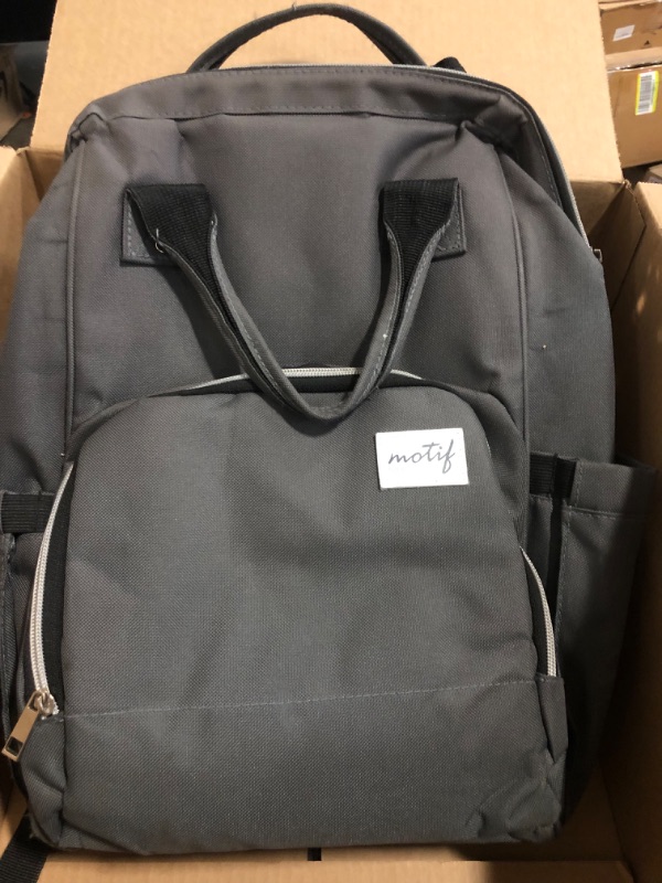Photo 1 of Motif Medical Grey Maternity Backpack
