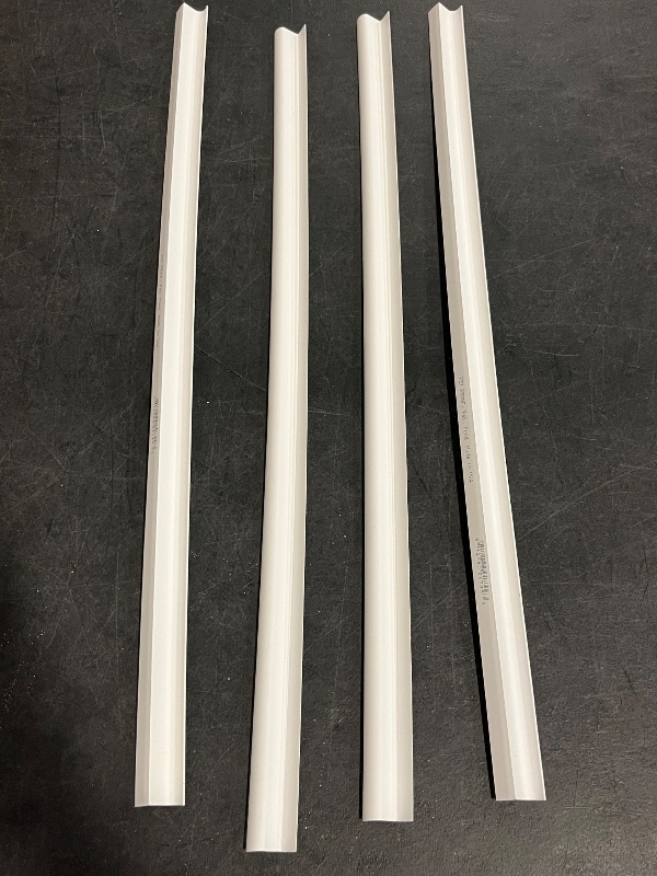 Photo 1 of PETPROOF® Cat Scratch-Resistant Weatherstrip and Door Frame Protector, 4-Pack, White
