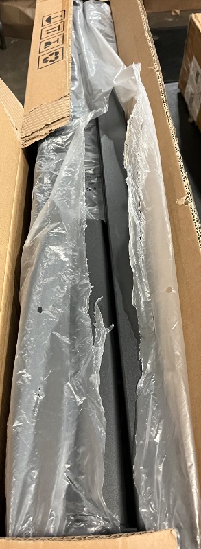 Photo 1 of 14 Inch Metal Bed Frame Queen Size, Heavy Duty Balck Platform Queen Size Bed Frame with Round Corner Legs, Mattress Slide Stopper, No Box Spring Needed, Easy Assembly
