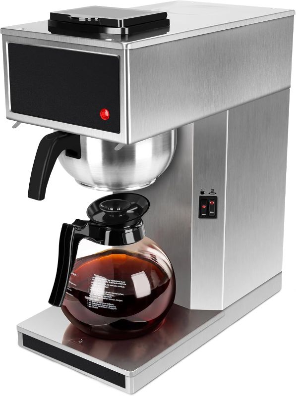 Photo 1 of YUANHAO 12-Cup Pourover Coffee Maker with Glass Carafe
