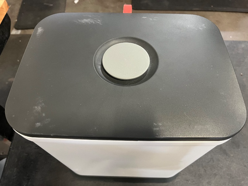 Photo 1 of Gintan 13 Gallon Trash Can with Lid, 25-45 L Altitude Variable Bin, Garbage Can with Wheels for Kitchen, Bathroom, Bedroom, Office, with Two Space-Saving Hangable Small Waste Bin and Garbage Bag
