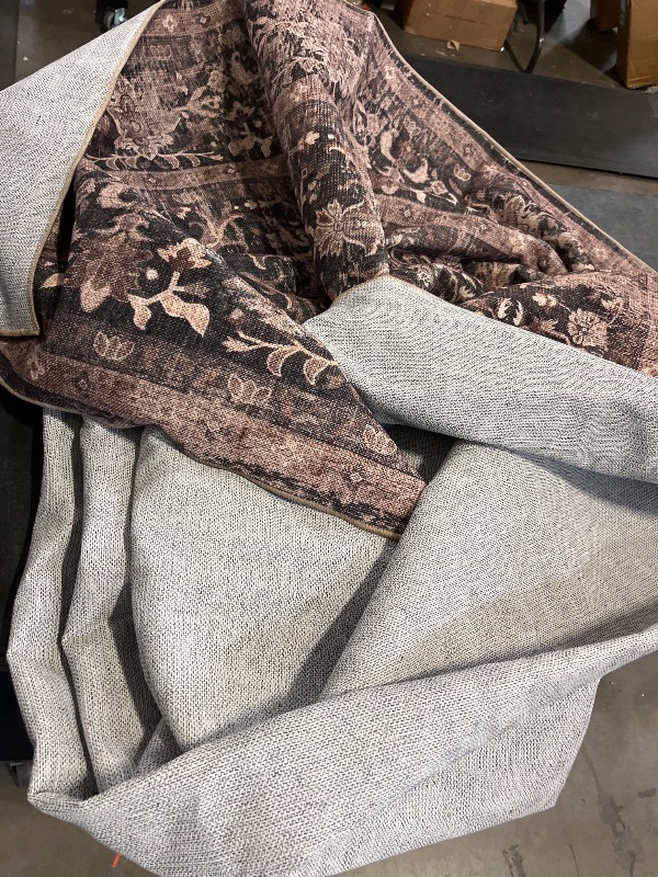 Photo 1 of Loloi Amber Lewis Morgan 7'-3" x 9'-3" Area Rug in Denim/Multi - Large Area Rug, Neutral Area Rug for Room Décor, Vintage Rug Inspired, Soft Area Rug for Living Room, Bedroom, Dining Area
