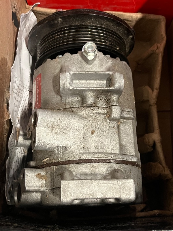 Photo 1 of Automotive Air Conditioner AC Compressor with Clutch Fit for Camry 2002-2006, Highlander 2001-2007, Solara 2002-2008, 2.4L A/C Compressor
