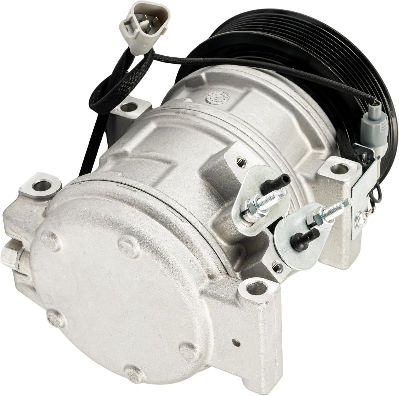 Photo 1 of Automotive Air Conditioner AC Compressor with Clutch Fit for Camry 2002-2006, Highlander 2001-2007, Solara 2002-2008, 2.4L A/C Compressor
