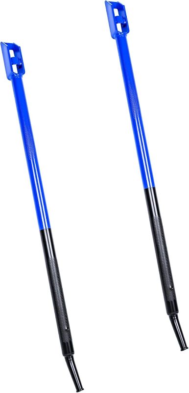 Photo 1 of Combination Winch Bar,40" Heavy-Duty Winch Bar for Flatbed Trailer, Square Head,Non-Slip Handle,Carbon-Steel Winch Bar,2 Pack,Ideal for Truck Winches,Flatbed Truck Accessories,Black Blue
