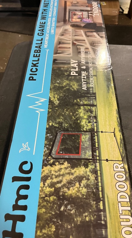 Photo 1 of Portable Paddle Game with Net - Similar to Badminton, Tennis and Pickleball Set - Indoor & Outdoor Play Fun and Friendly Backyard Games for Family
