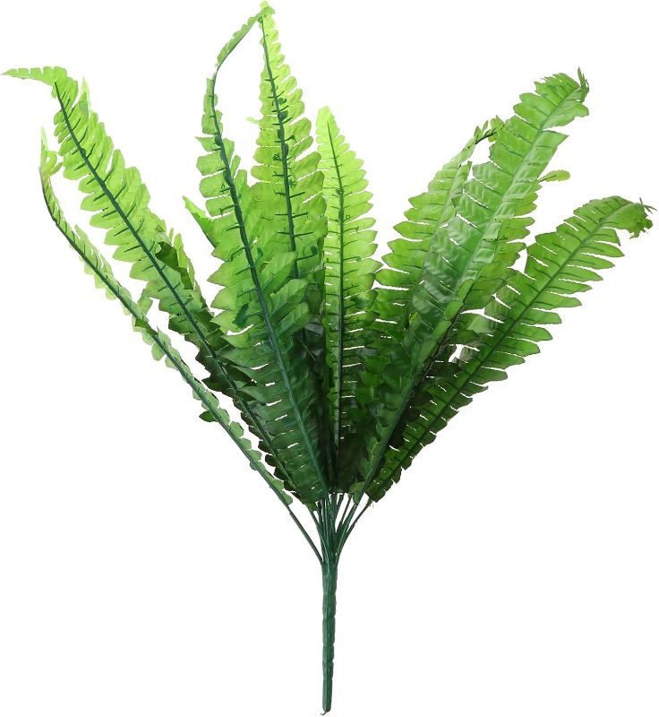 Photo 1 of Artificial Ferns Fake Ferns Plant Artificial Ferns for Office FarmhousesGarden Indoor and Outdoor Decorations
