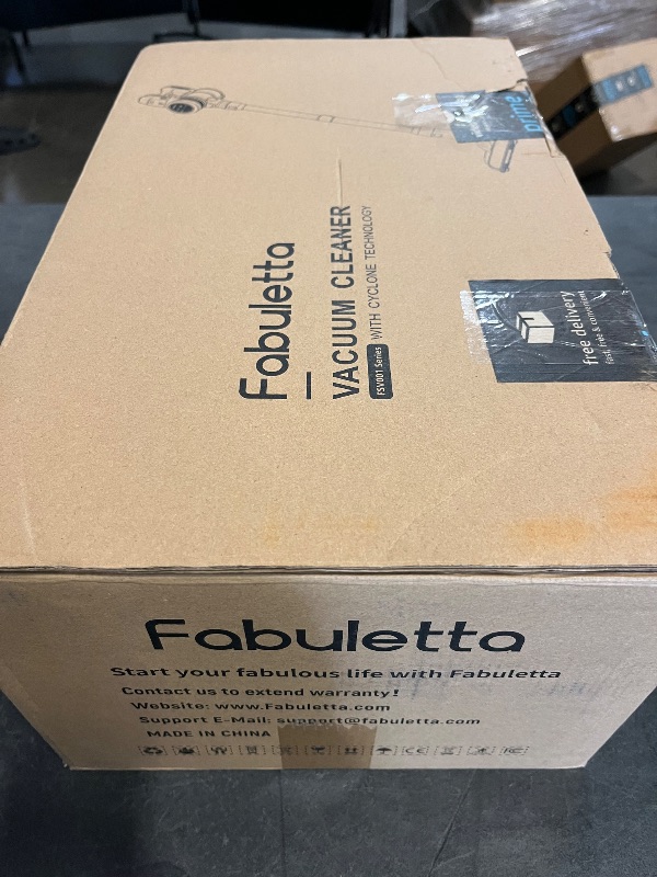 Photo 1 of FABULETTA Cordless Vacuum Cleaner, 35Kpa Vacuum Cleaners for Home, Max 50 Mins Runtime, Self-Standing Design, 5-Layer Filtration System, Anti-Tangle Brush, LED Display, Lightweight
