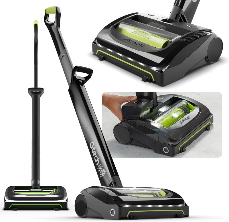 Photo 1 of Like New Gtech AirRAM 2 K9 Cordless Vacuum Cleaner with Scented Cartridges - Removes Tough Pet Hair - Perfect for Carpet and Hardwood Floors - Rechargeable 22v Li-ion Battery - Lightweight (7 lbs.)
