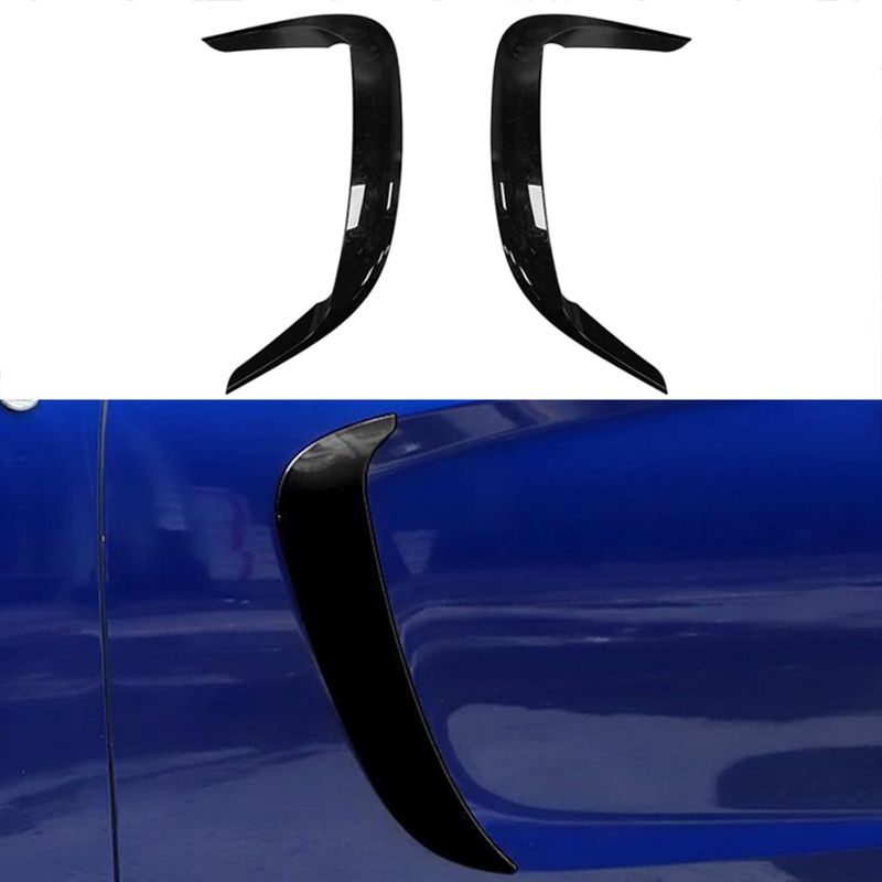 Photo 1 of Glossy Black Front Door Side Fender Scoops Fin Vents Compatible with 2011 2012 2013 2014 2015 2016 2017 2018 Charger