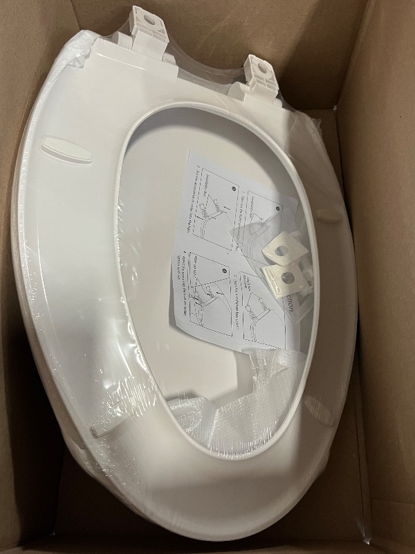 Photo 1 of American Standard 5321A65CT.020 Champion Slow-Close Elongated Toilet Seat, White
