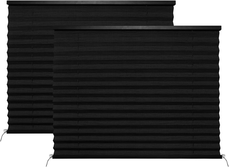 Photo 1 of NOVINO RV Shades,RV Blinds for Camper Window, Camper RV Pleated Shades,RV Privacy Blinds for Motor Coach RV Camper Travel Trailer Motorhome Solar Shade (26" W X 24" L)-2Pack
