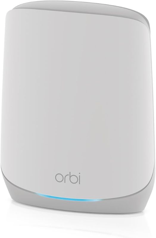 Photo 1 of NETGEAR Orbi Whole Home Tri-Band Mesh WiFi 6 Add-on Satellite (RBS760) – Works with Your Orbi WiFi 6 System - Adds Coverage up to 2,500 sq. ft. - AX5400 up to 5.4Gbps (Renewed)

