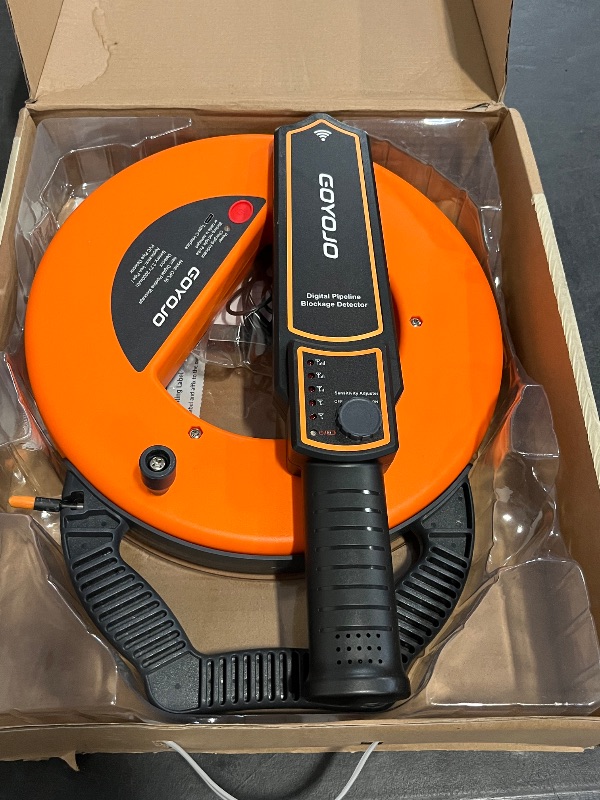 Photo 1 of GOYOJO Pipeline Blockage Detector Locator for PVC & Metal Pipes – 30M Pipe Locators Underground Sewer Wall Scanner, Adjustable Sensitivity, IP67, Includes Transmitter & Receiver with Probe Accessories
