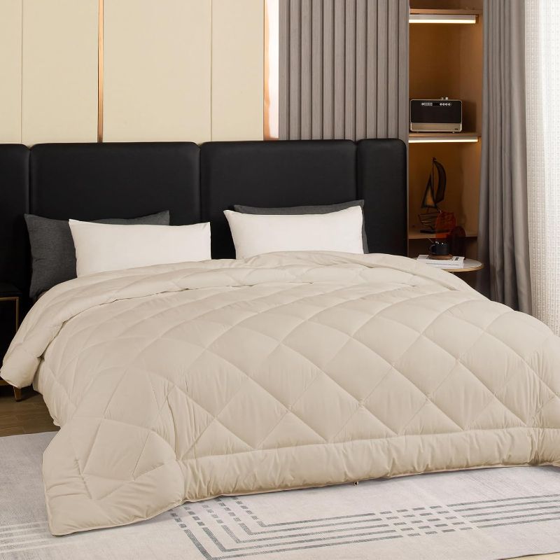 Photo 1 of GOHOME 120x98 Oversized King Comforter Extra Large King Size Microfiber Down Alternative Duvet Insert
