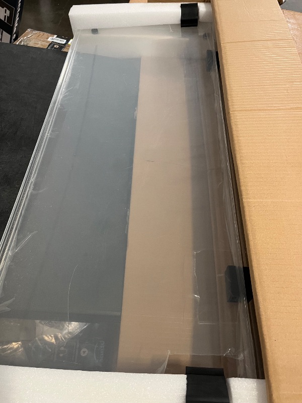 Photo 1 of Golf Cart Foldable Windshield 3/16" (5MM) Thicken Only Fits 2007-2016 Yamaha G29/Drive, Fits 1"×1" Struts Rail Front Folding Acrylic Windshield Replacement, Included Mounting Hardware
