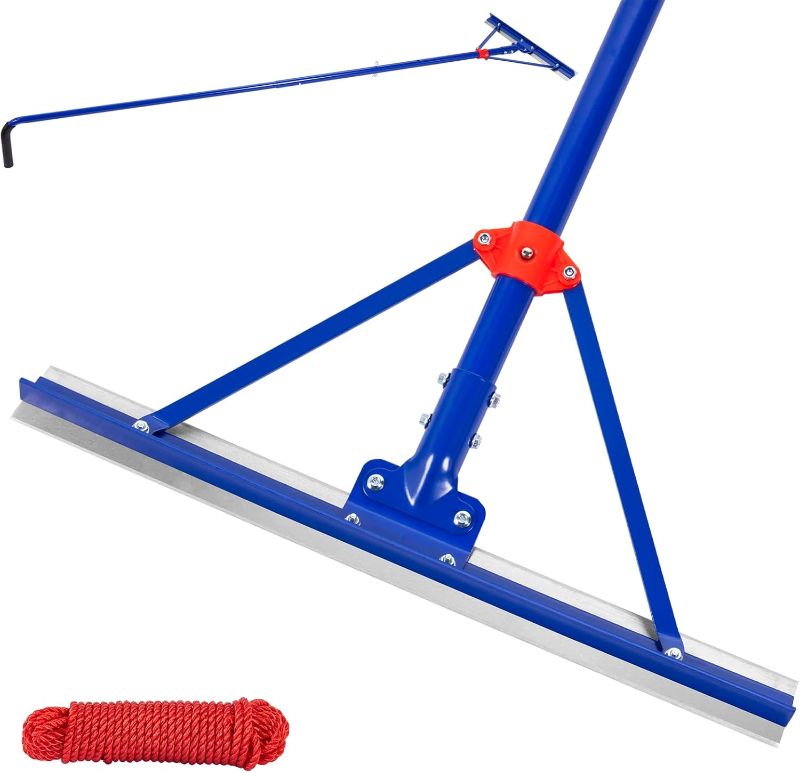 Photo 1 of 24" Heavy Duty Lake Weed Cutter & Pond Rake | Sharp Dual-Edged Stainless Steel Blades| 11ft with 3 Aluminum Poles| 30ft Reinforced Rope | Aquatic Plant Tool for Cattail, Reed, Algae & Weeds
