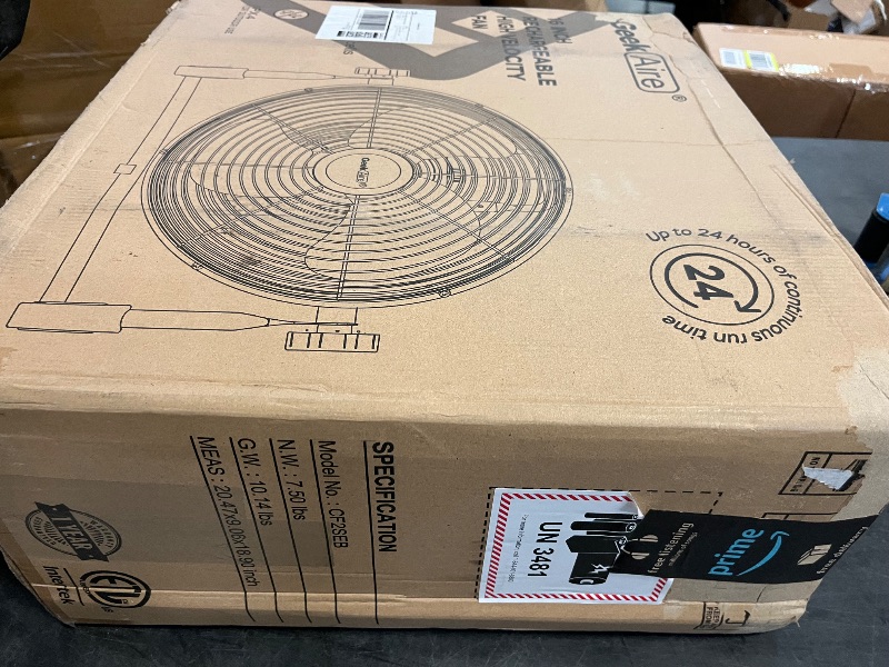 Photo 1 of Geek Aire 16" High Velocity Floor Fan
