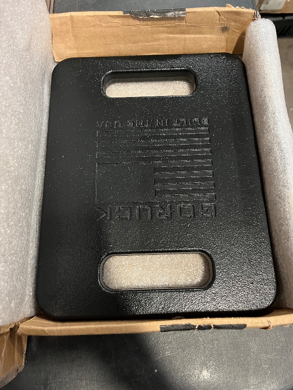 Photo 1 of Yes4All Ruck Weight Plate, Cast Iron Rucking Plates with Wide Grip for Swings, Squat, Strength, Weighted Vest Training - Multiple Rucking Weights: 10LB to 45LB
