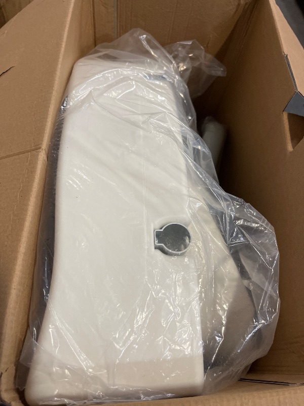 Photo 1 of Medline 5" Elongated Raised Toilet Seat, with Lock and Removable Padded Arms- A Medical Seat for Seniors, Elderly, Adults, or Post-Surgery Recovery, 1 Ct.