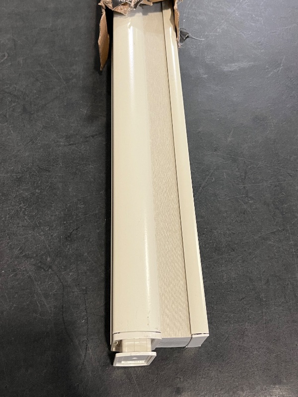 Photo 1 of Joydeco No Tools No Drill Window Blinds for Indoor Windows, Blackout Shades Cellular Shades Cordless, No Drill Blinds for Windows, Window Shades for Home, Bedrooms, Doors (Beige, 35" W x 64" H)
