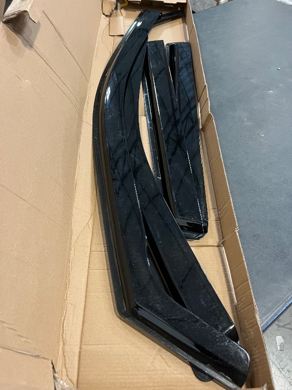 Photo 1 of Shatterproof in-Channel Rain Guards for Jeep Grand Cherokee 2011-2021 (Not fit for Grand Cherokee L), Clip-on Window Deflectors Vent Window Visors Rain Sun Wind Guards Shade Deflectors, 4 pcs
