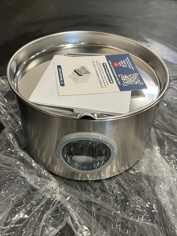 Photo 1 of Cat Water Fountain Stainless Steel: Cat Fountain for Drinking - 88oz/2.6L Pet Water Fountain for Cats Indoor - Quiet Cats Water Bowl Dispenser - Pets Feeding & Watering Supplies - for Small Animals
