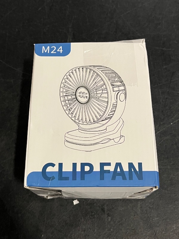Photo 1 of Portable Mini Clip on Fan, 3 Speed Rechargeable Small USB Desk Fan with Strong Airflow, Battery Operated Personal Fan, 360° Rotate Adjustable Table Fan for Office Home Golf Cart Tent Stroller
