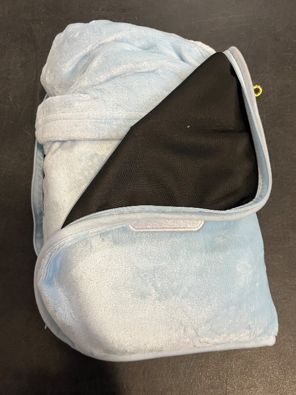 Photo 1 of EverSnug Travel Blanket Pillow Premium Soft Ice Blue
