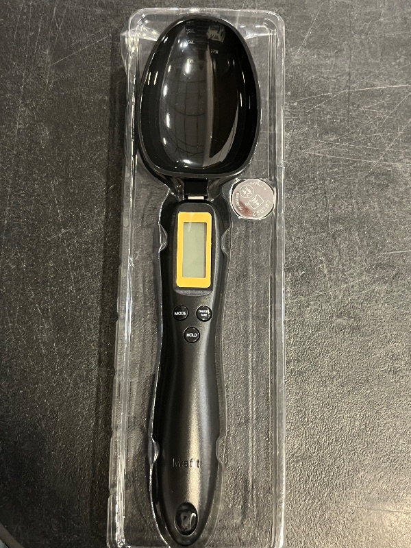 Photo 1 of Mafiti Digital Measuring Spoon, Electronic Adjustable Measuring Spoon Scale 500g / 0.1g High Precision for Kitchen Gadgets Daily Meals Pet/Dog Food Measuring Scoop
