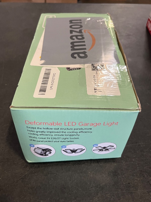 Photo 1 of LED Garage Lights Bulb 80W 6500K 3 Deformable Panels
