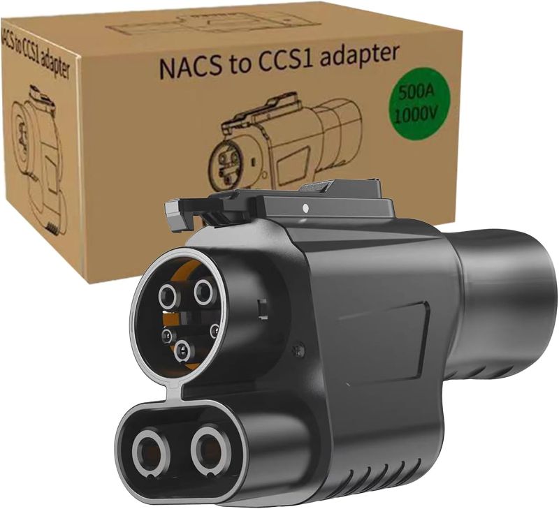 Photo 1 of JOJOCY Supercharger (NACS) to CCS Electric Vehicle Adapter, 500 Amps 250KW NACS to CCS1 Adapter V1/V2/V3/V4 DC
