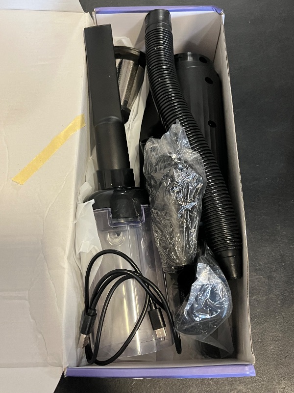 Photo 1 of Car Vacuum Portable Cordless, 18000Pa 2 in 1 Vacuum Cleaner&Air Duster, 130W Brushless Motor Handheld Vacuum Cordless with 7800mAh Battery, LED Light, Multi-Nozzles for Car, Home, Office, Pet
