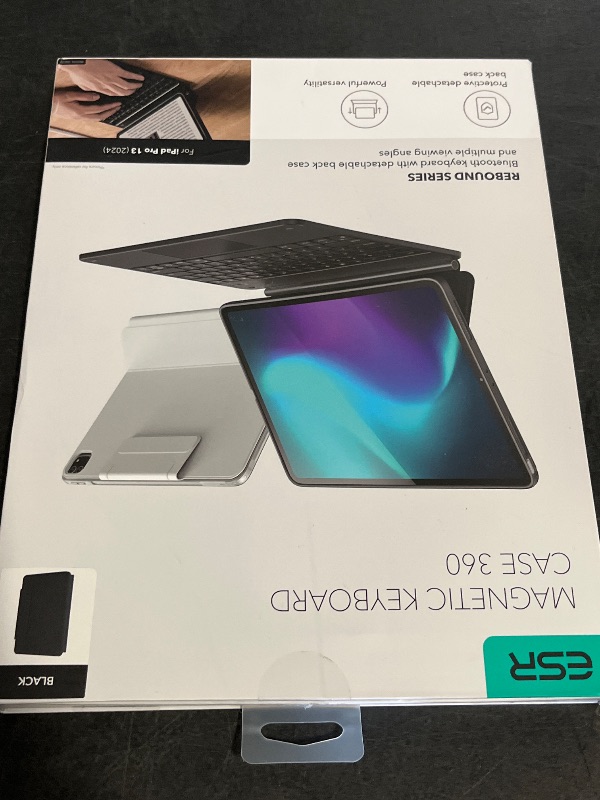 Photo 1 of Logitech Combo Touch iPad Pro 13-inch (M4)(2024) Keyboard Case - Detachable Backlit Keyboard for iPad Pro 13, Kickstand, Multi-use Mode - Midnight Black
