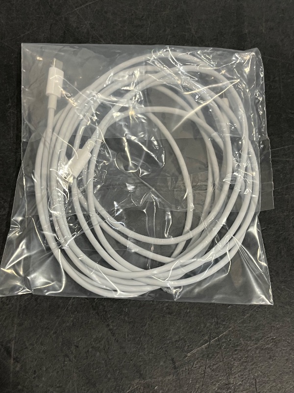 Photo 1 of 6.6ft & 10ft USB C to USB C Cable Bundle (240W, 480Mbps Data Transfer) for MacBook Pro, iPad, iPhone & USB-C Port Devices
