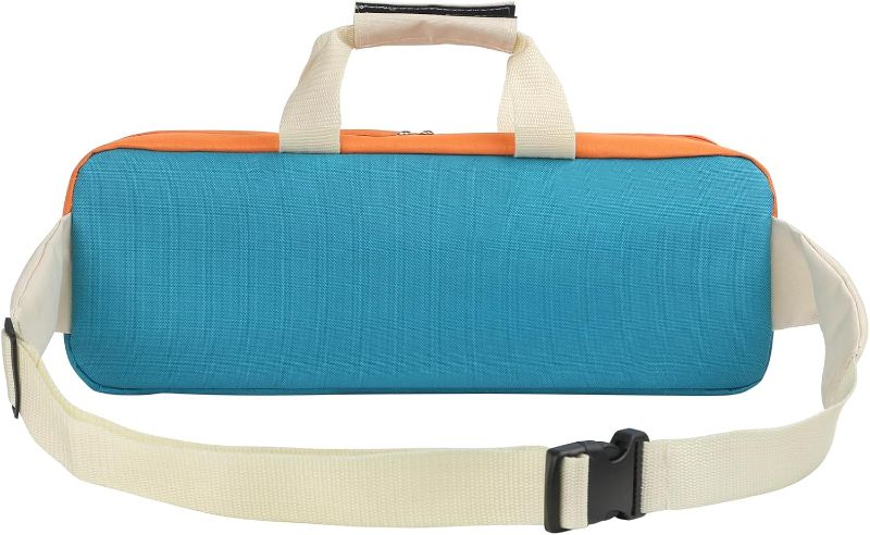 Photo 1 of Fishing Tackle Carrier Bag for Telescopic Rods Fishing Tools, Thick Large Capacity Travel Single-shoulder Storage Box for Fishing Gear, Adjustable Strap Buckle