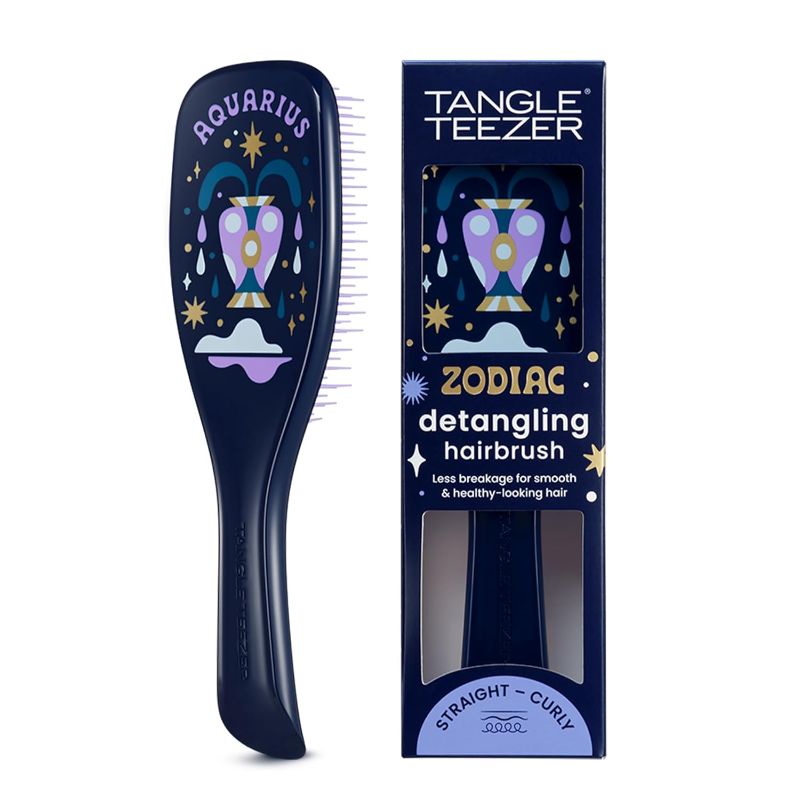 Photo 1 of Aquarius Tangle Teezer Ultimate Detangler Hairbrush, Eliminates Knots & Reduces Breakage for All Hair Types

