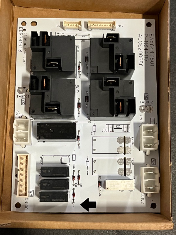 Photo 1 of EBR74164805 Range Oven Relay Control Board Compatible with LG Range Stove Oven Replaces LRE3021ST LRE3083SW LRE3083ST

