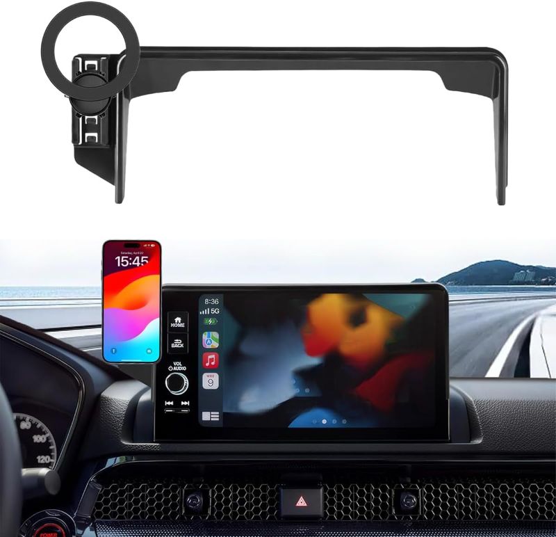 Photo 1 of Hesanzol Car Phone Mount for 2023-2025 2026 Honda HR-V / 2023-2025 2026 Honda CR-V, Fits 7/9-Inch Touchscreen Only, for MagSafe Magnetic Car Phone Holder, Honda HR-V/CR-V Accessories
