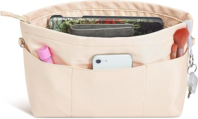 Photo 1 of Vercord Premium Nylon Purse Organizer Tote Handbag Insert Organizers Bag in Bag Zipper 
