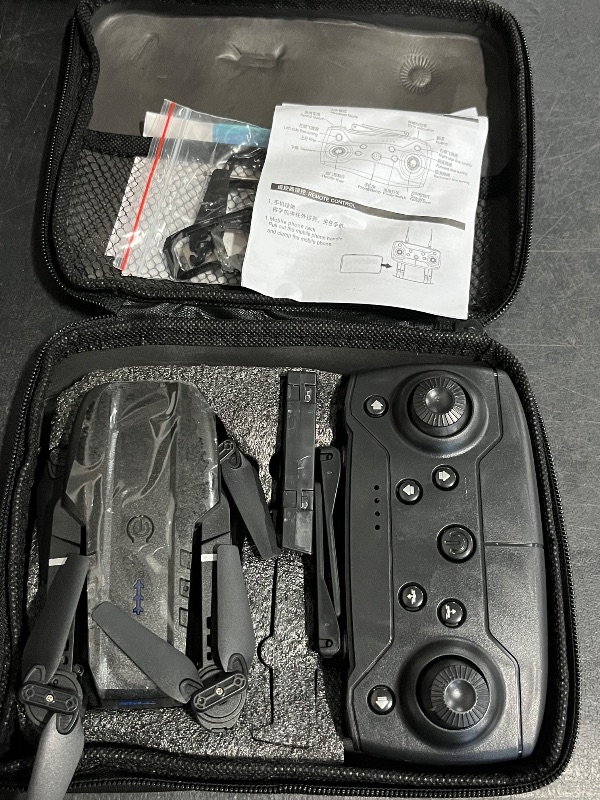 Photo 1 of Ikaufen E99 Drone Single camera,No Screen Control Camera for Adults RC Drone With 480P Dual Camera WiFi FPV Foldable Quadcopter Aircraft +1 Battery (E99 No Screen Control Black)
