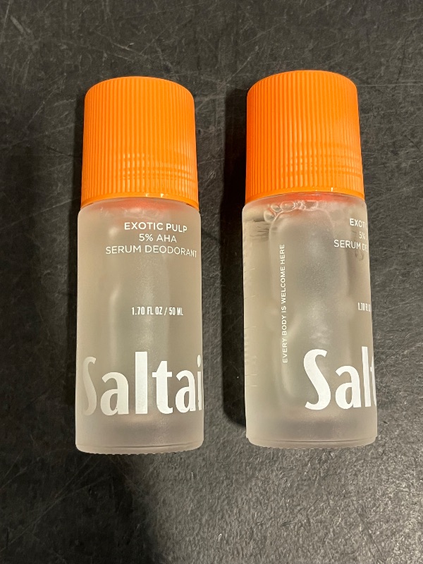 Photo 1 of *One Like New One New* 
Saltair Exotic Pulp Essentials – AHA Serum Deodorant 2-Pack 