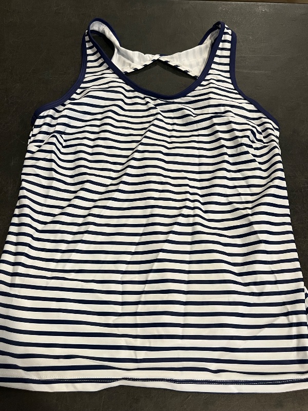 Photo 1 of (M) Yonique 3 Piece Tankini Swimsuits for Women Swim Tank Top Bathing Suits with Boy Shorts and Bra Athletic Swimwear
