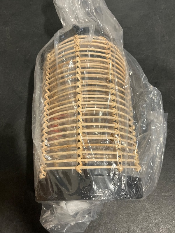 Photo 1 of Natural Rattan Boho Lanterns - Handcrafted Chic Decor to Enhance Your Home - Modern Farmhouse Beauty Perfect for Any Living Room, Patio & Porch, Indoor and Outdoor Coffee Table or Kitchen Dining Table
