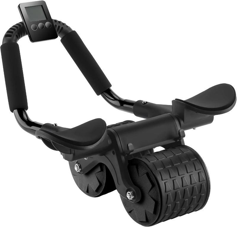 Photo 1 of Uota Elbow Support Automatic Rebound Abdominal Wheel Ab Roller for Abdominal Exercise Machine Abs Workout Equipment Dolly Core Strengthening Trainer Fitness Belly Training
