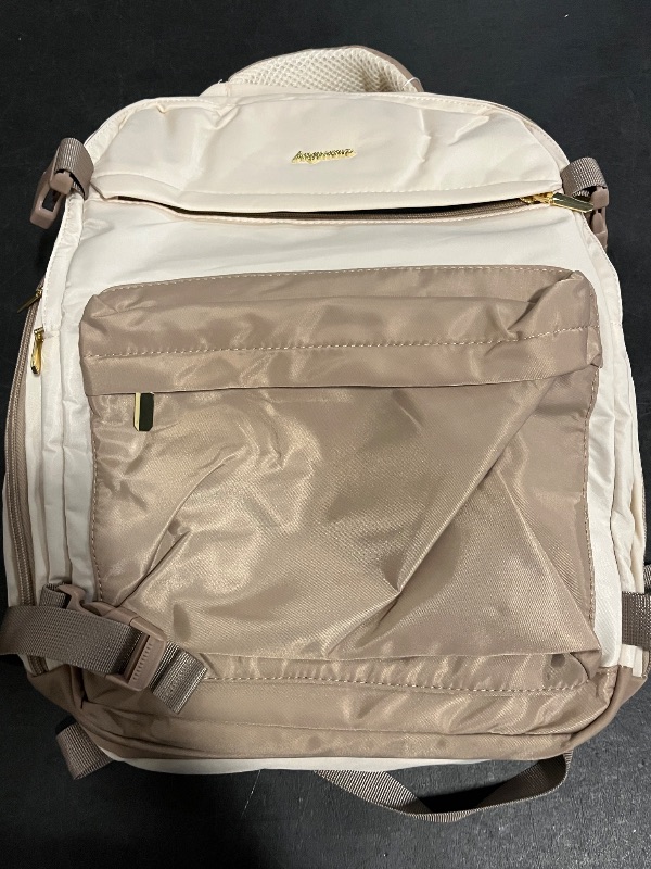 Photo 1 of Large Travel Backpack for Women - 17 Inch 35L Carry On Laptop Bag Flight Approved Personal Item Daypack Weekender Traveling TSA Business Bag Luggage Waterproof for Airplane with Toiletry Shoe Bag
