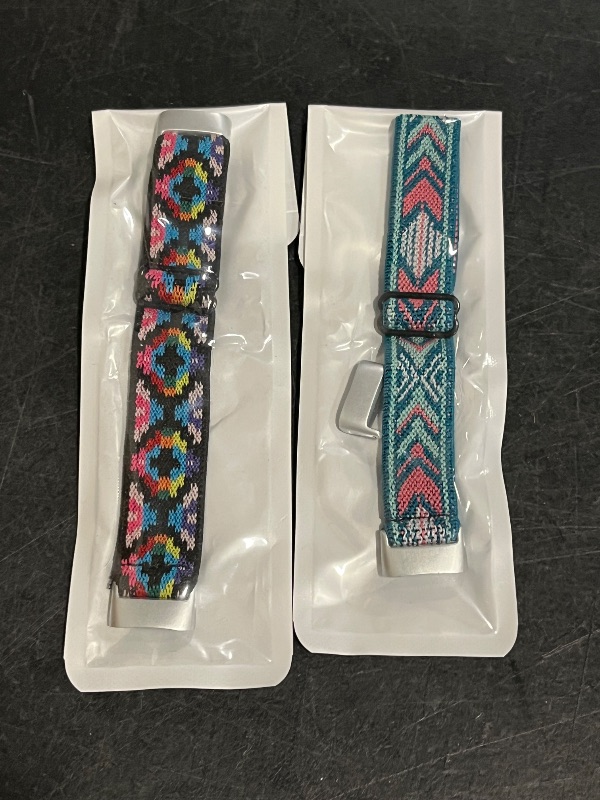 Photo 1 of *Missing One **
Chofit 3 Pack Adjustable Elastic Band Compatible with Fitbit Inspire 3,Nylon Colorful Breathable Stretchy Sports Replacement Wristband for Fitbit Inspire 3
