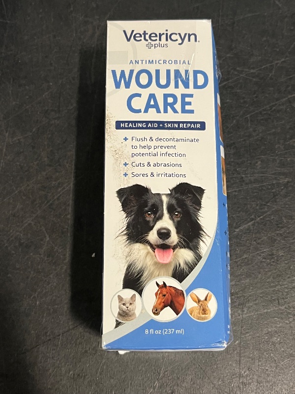 Photo 1 of Vetericyn Plus Dog Wound Care Spray | Healing Aid and Skin Repair, Clean Wounds, Relieve Dog Skin Allergies, Safe for All Animals. 3 ounces
