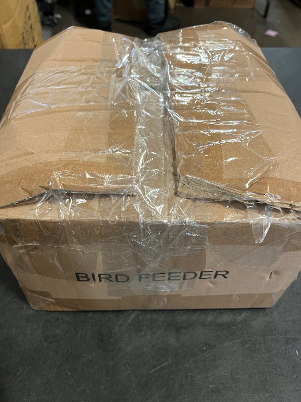 Photo 1 of Caged Bird Feeders Squirrel-Proof, Metal, 2.8 Lbs Capacity-Cage Tube Seed Feeders with Tray Outdoor Hanging, Attract Birds,Detachable Cleaning, Starling Proof Wild Bird Feeder?Blue?
